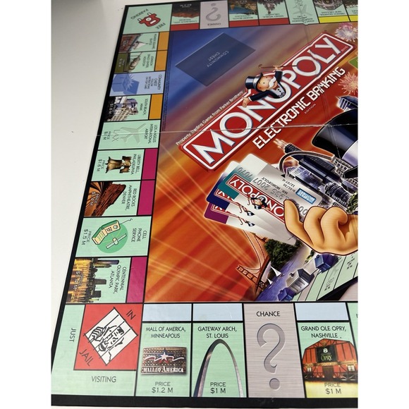 Parker Brothers MONOPOLY Electronic Banking Edition Board‎ Game 07 Board/Booklet - Picture 6 of 12